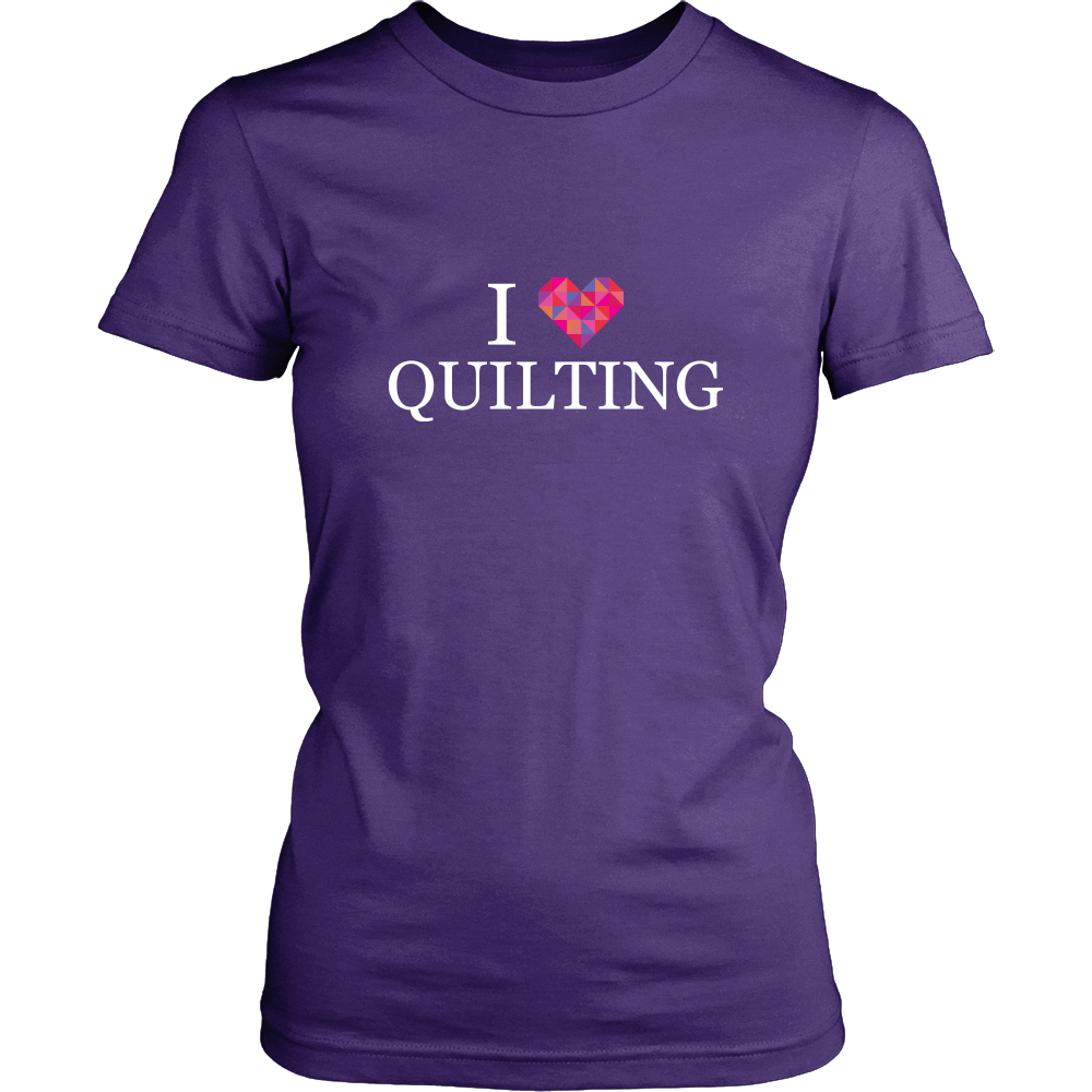 I <3 Quilting - District Womens Tee