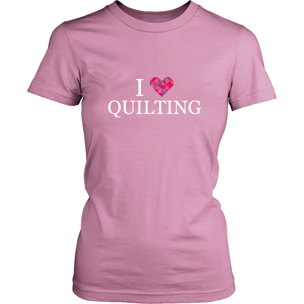 I <3 Quilting - District Womens Tee